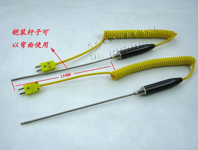 Small Handle Armored Thermocouple Temperature Sensor K Type Sensor Compatible TM-902C 6801