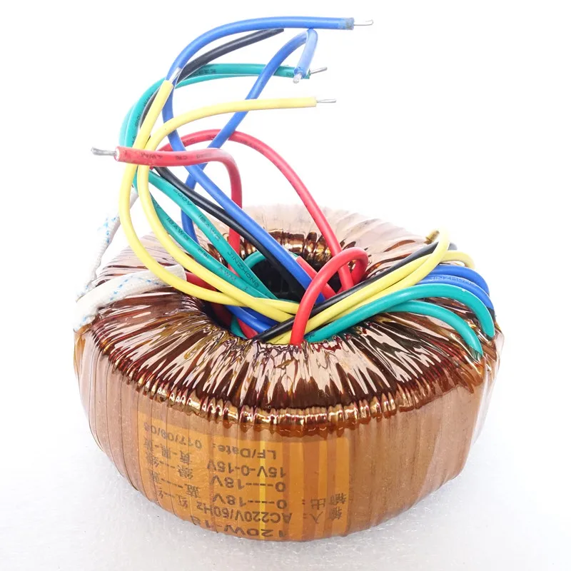 BRZHIFI Factory Audio120W Toroidal Transformer A Core Without Breaking Point Iron Core Dual 18V And Dual 22V Golden Armor