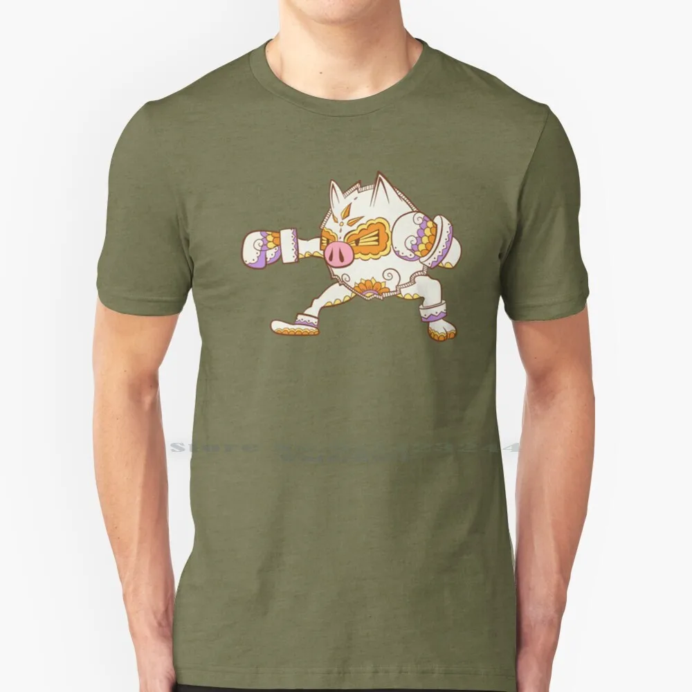 Camiseta del día de los muertos de Pokémon Primeape, playera de 100% algodón con dibujos animados, videojuegos, Nerd, Geek, Mewtwo, Calaveras