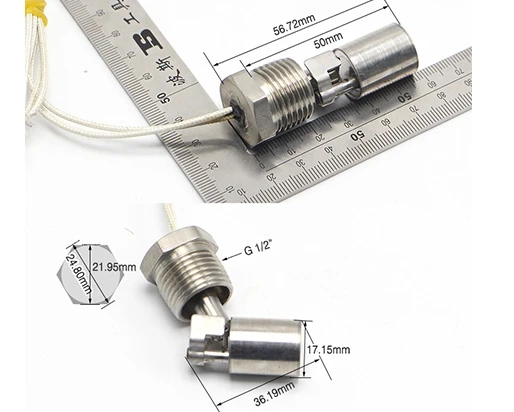 Free Shipping 1PC ZSC55 Liquid Water Level Sensor Smallest Side Mount Float Switch Safe 220V