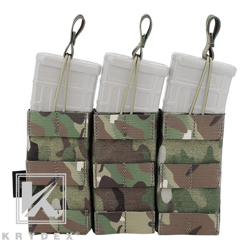 KRYDEX Portacarica Tattico .223/5.56 – Fits Belt & MOLLE – Custodia Rapida Per Fucile