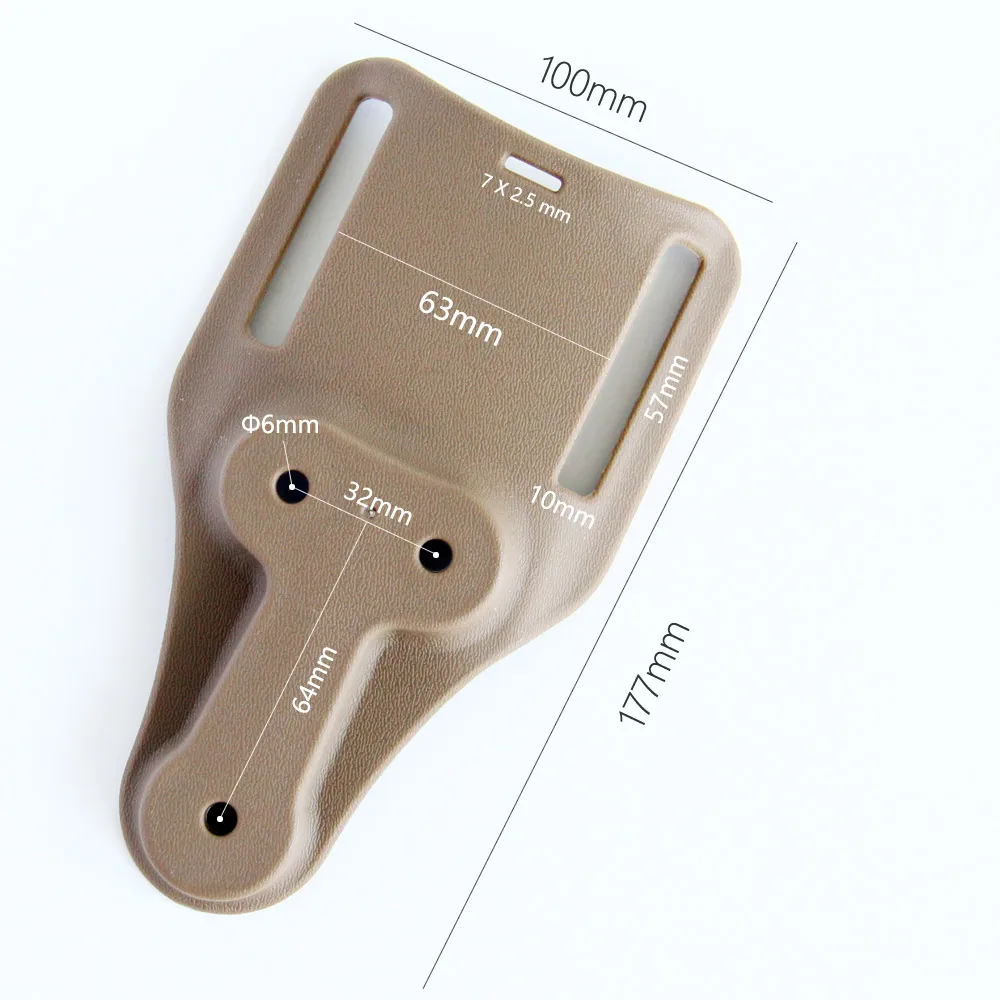 Cinturón Universal de ajuste medio, Compatible con la funda con la parte de la herramienta de patrón de 3 agujeros