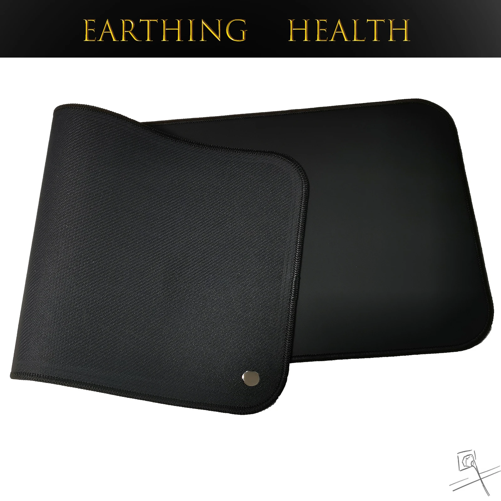 Grounding Desk Mat Antistatic Conductive PU Mouse Pad with Earthing Cable EMF Protection Release Electrostatic for Health