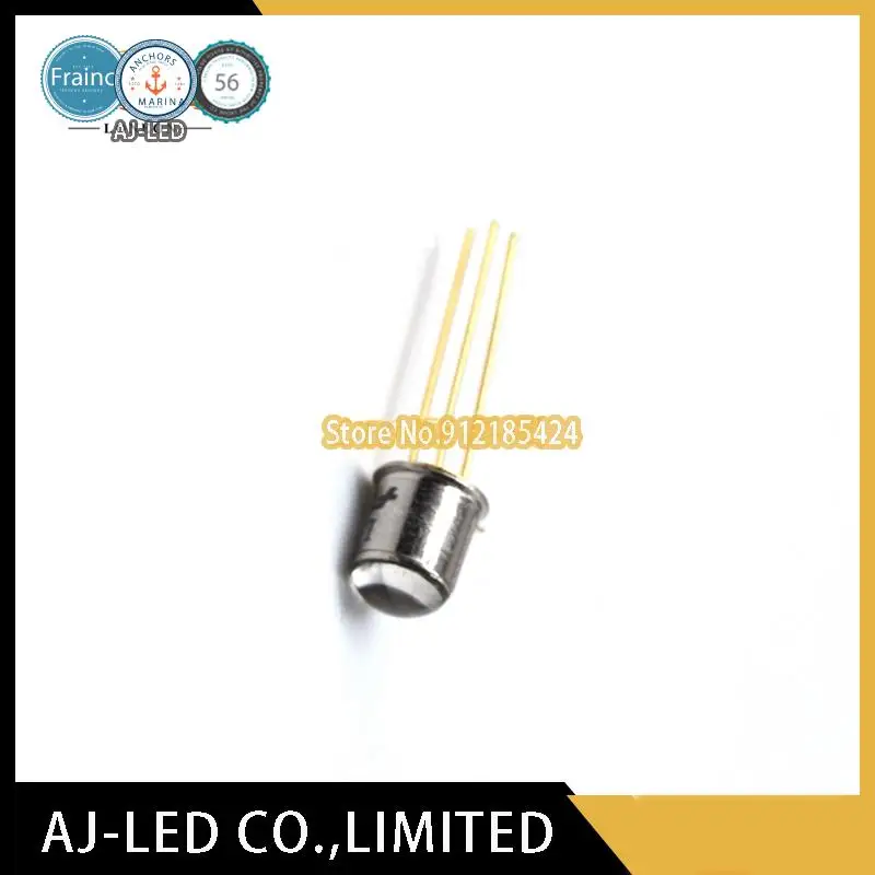 5pcs/lot L14F1 silicon phototransistor infrared receiver tube metal gold seal TO-18 wavelength 940nm angle ±8°