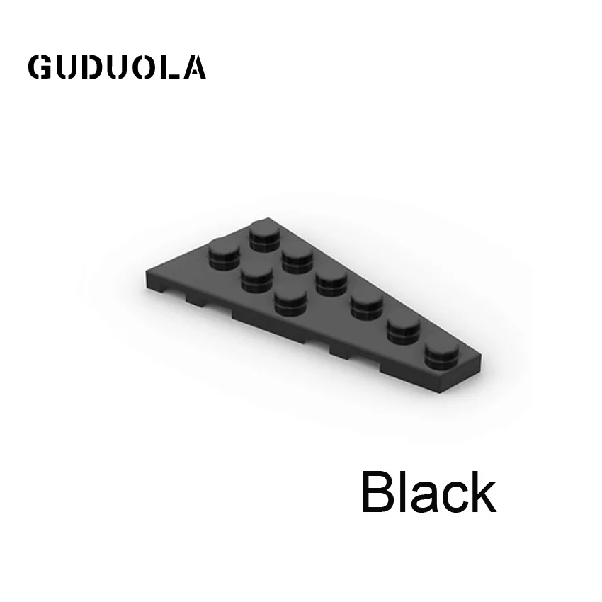 Guduola Rechte Platte 3 x 6 mit Winkel 54383 Spezialziegel MOC Build Kleine Praticle-Blöcke 25 teile/los