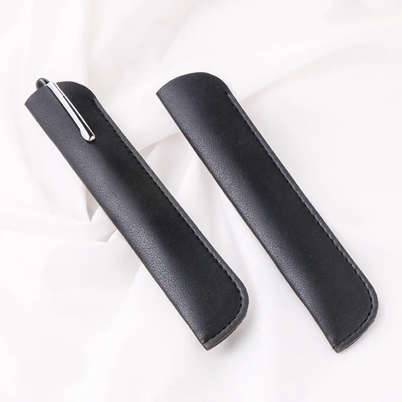 Simple Business Pencil Case Suitable for Apple Pencil Second Generation Pencil Case General PU Pencil Case Leather Case