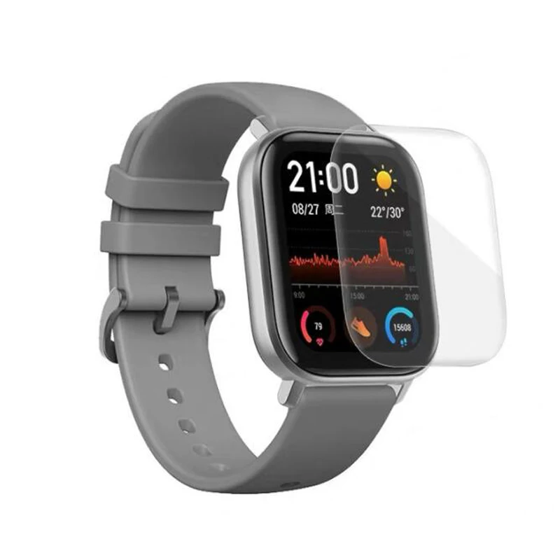 Película protectora para reloj inteligente COLMI/SENBONO P8 SITLOS/SQR P8 SE Plus, Protector de pantalla completa de TPU suave, 5 piezas