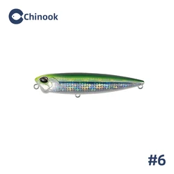 Chinook señuelo de lápiz Topwater flotante para lubina y lucio