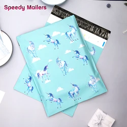 Enveloppes en Poly imprimées 10x13 '', 50 pièces/paquet, pour emballage cadeau de courrier, sacs d'expédition de courrier, sacs d'expédition de vêtements auto-scellants