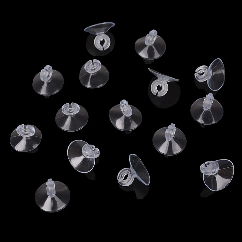 5Pcs/10Pcs Plastic Aquarium Fish Tank Suction Cups Suckers Clips Airline Pump Tubing Fixation Suction Cup