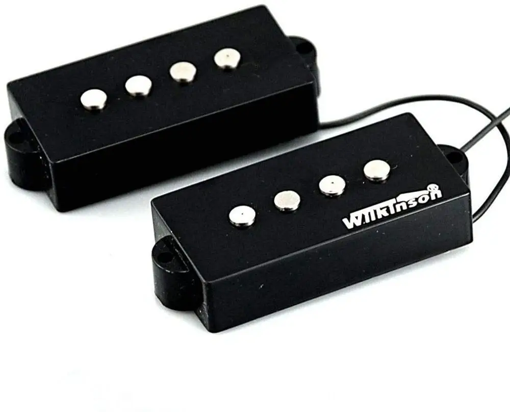 Wilkinson 4 Strings WPB AlNiCo V Bass Pickups for \'PB\' type guitars Precision (Black)
