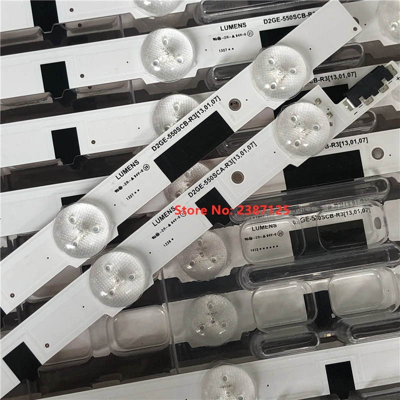 20PCS LED Backlight strip 11+7Led 2013SVS55F D2GE-550SCB-R3 D2GE-550SCA-R3 For UA55F6300 UA55F6400 UA55F6800 UN55F6800 UE55F6170