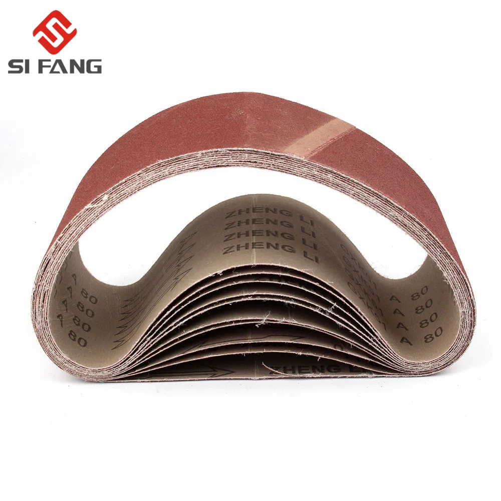 5 Chiếc 610*100Mm Nhám Nhám Thắt Lưng P40-320 Nhám Nhám Màn Hình Ban Nhạc 4 "* 24" Cho gỗ Mềm Mài Kim Loại Đánh Bóng