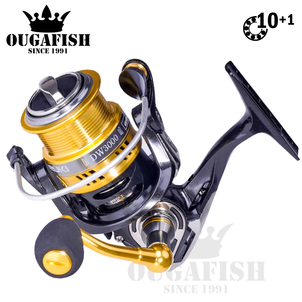 Fishing Spinning Reel 10+1BB High Speed 6.5:1 Max Drag 8KG Super Light Moulinet Peche En Mer Carretilha De Pesca Accesorios Mar