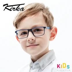 Kirka Kids TR90 Eyewear Frames Children Glasses Boys&Girls Eyeglasses Flexible Soft Prescription Optical Glasses MB02-05