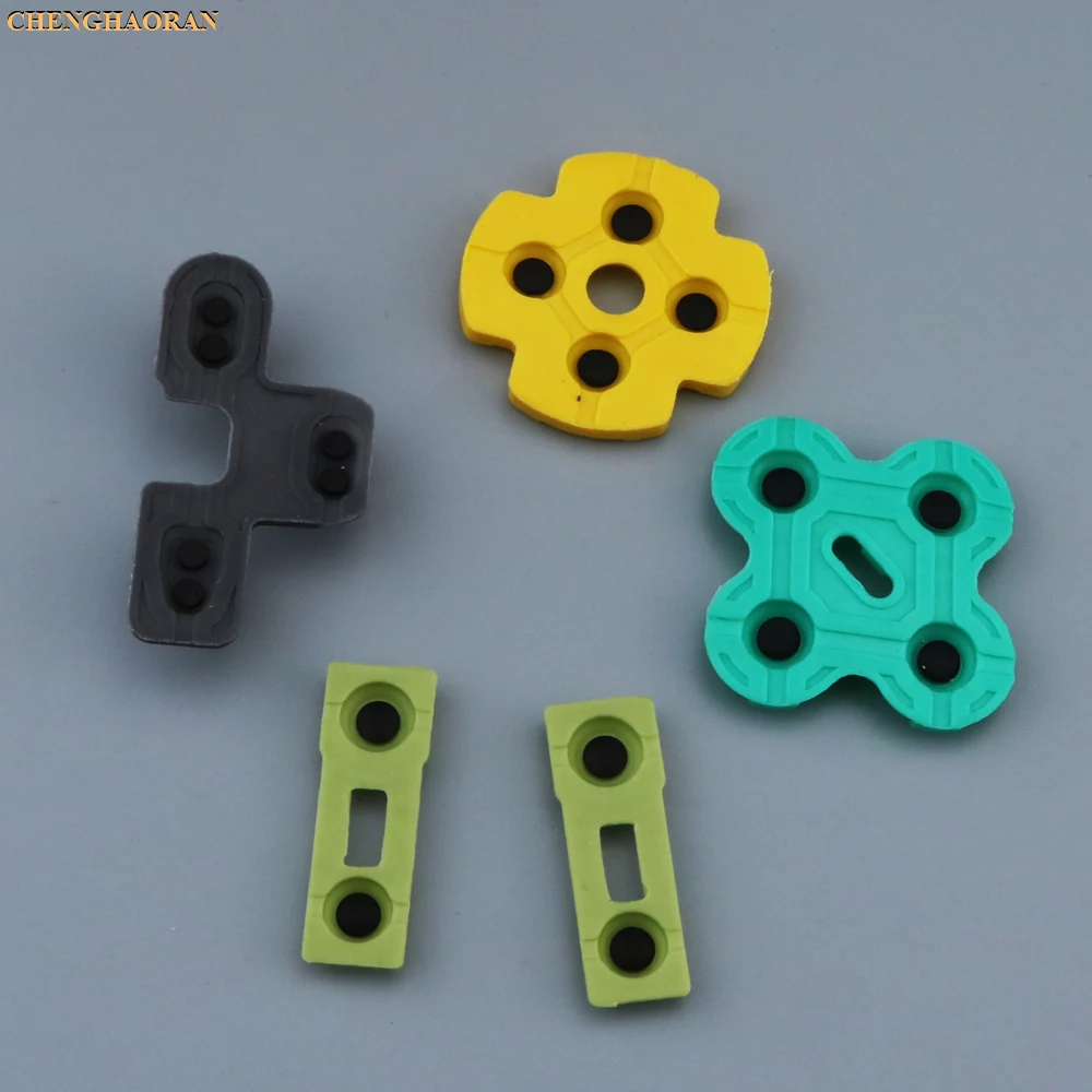 أفضل سعر 1 مجموعة استبدال سيليكون المطاط منصات موصل أزرار اللمسات ل بلاي ستيشن 2 تحكم PS2 إصلاح أجزاء