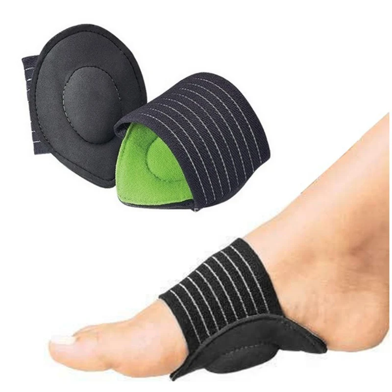 

1 Pair Footpads Heel Pain Relief Plantar Fasciitis Insole Pads Arch Support Shoes Insert Pad Sweat-absorbent non-slip foot pads