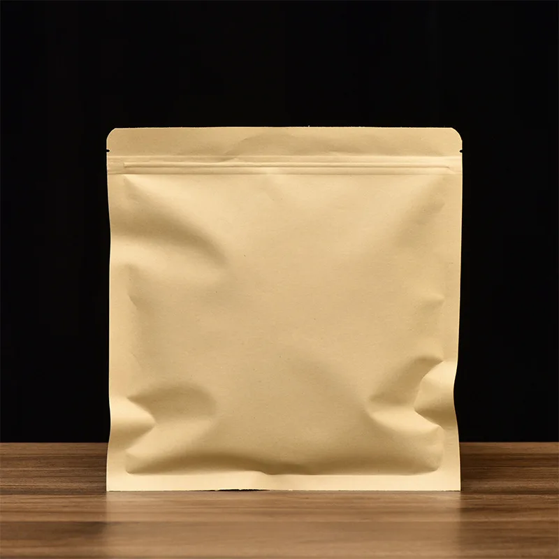 

50pcs White Tea Puer Tea Bag Kraft Paper Bag Empty Sealed Bag Self Sealing Bag Chinese Tea Packaging