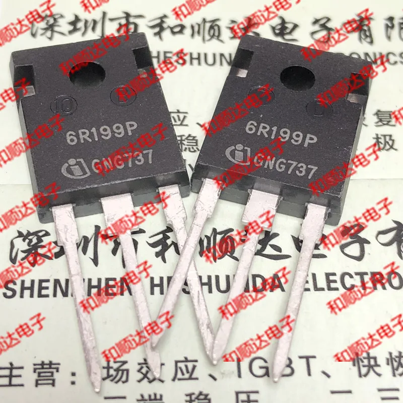 10PCS   6R199P IPW60R199CP  TO-247 650V 16A