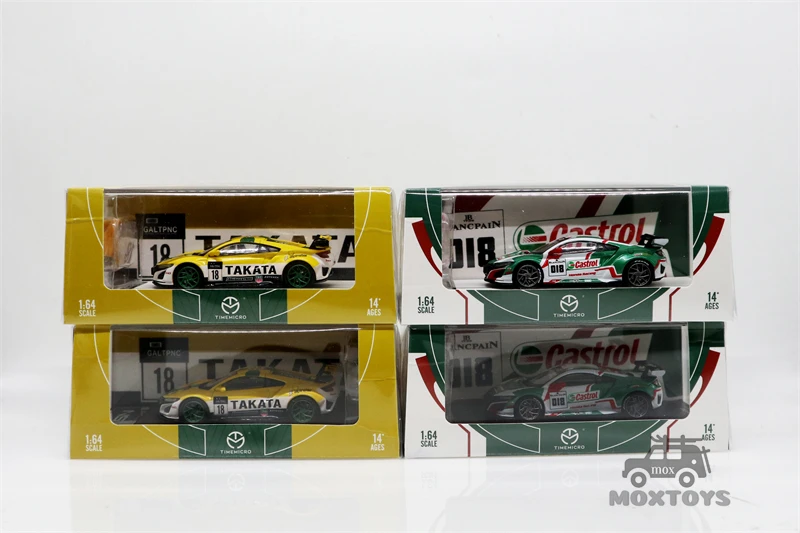 TimeMicro 1:64 Honda NSX Castrol Takata Diecast Model Car