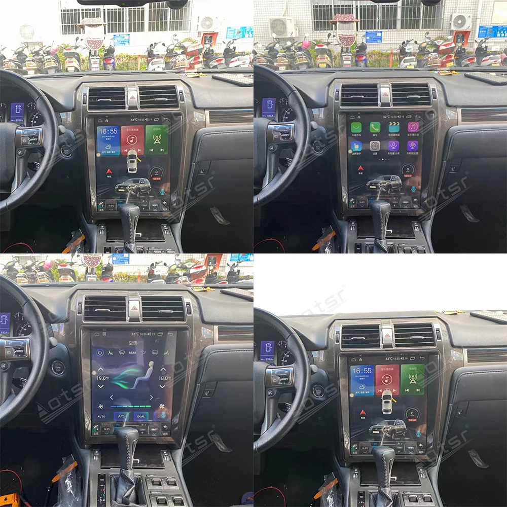 8+256GB Android 12 Tesa- For Lexus GX460 GX400 2010 2011 2012 2013 2014 2015 2016 2017 2018 2019 GPS Multimedia Player Head Unit