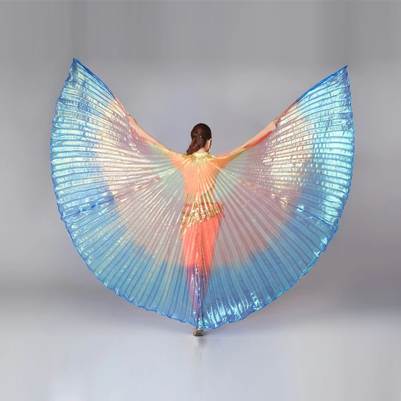 High Quality Women Belly Dance Wings Adults Dance Wear Costume Isis Colorful Wings Butterfly Oriental Design Wings