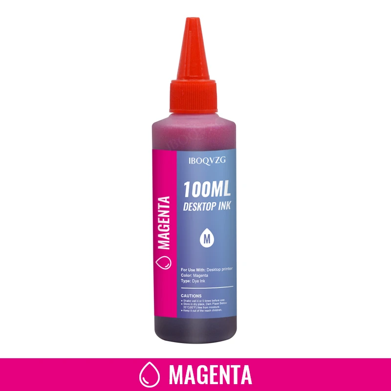 Imagem -05 - Iboqvzg Cores 100ml Kit de Tinta para hp 121 122 123 301 302 305 650 178 364 655 xl Cartucho de Tinta Deskjet 1000 1010 1011