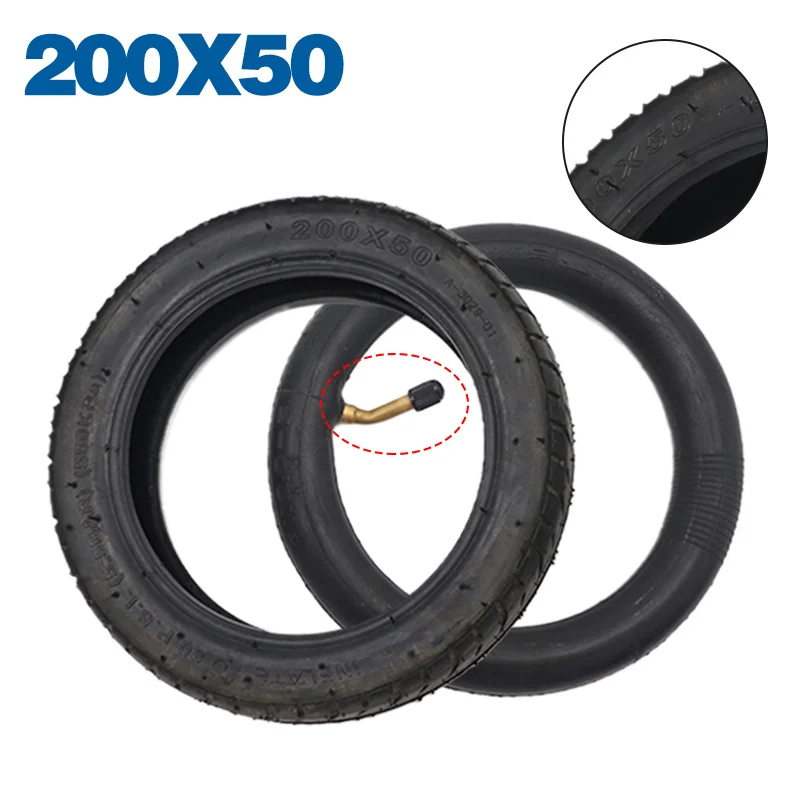 200X50 Inner Tube Outer Tire for Razor E100 E150 E200 Dune Buggy Power Core  Crazy Cart ePunk eSpark PowerRider 360