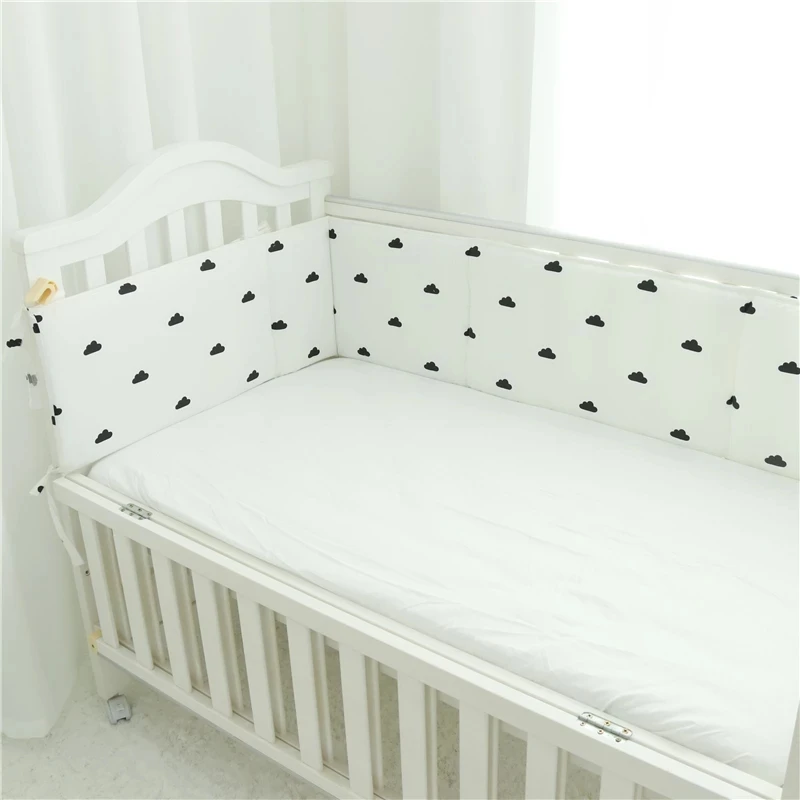 

Baby Bed Bumper Cotton Newborn U-Shaped Anti-collision Protection Cushion Pillow Crib Bumper Infant Room Decor Baby Bedding