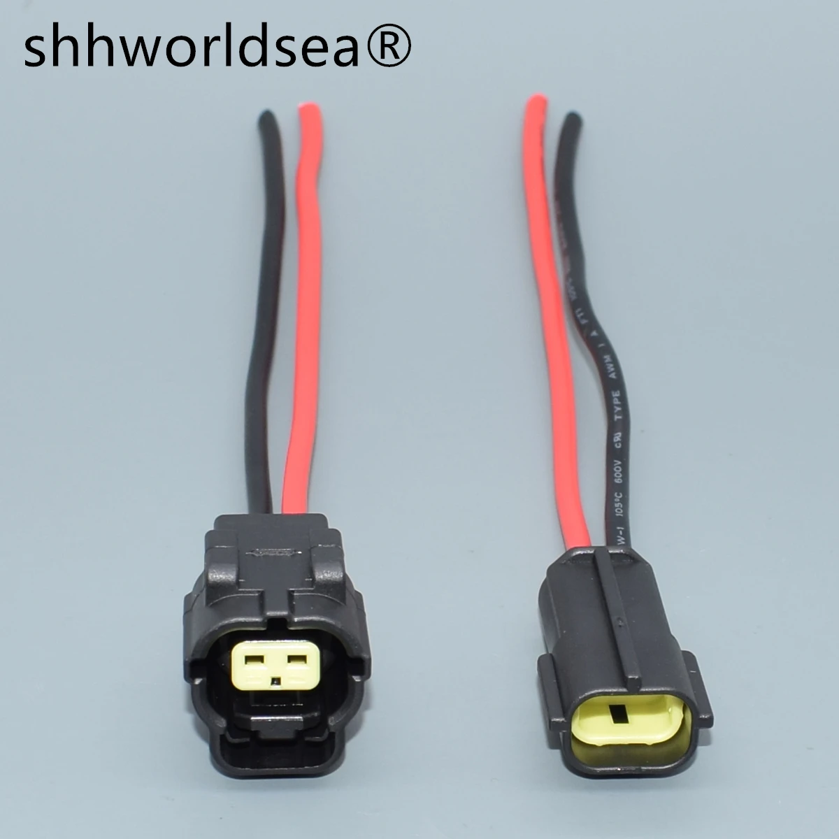 shhworldsea 1PCS 2pin 1.8mm for Mazda RX7 FD Intake Air Temp (IAT) Water Temperature Sensor plug Connector 174354-2 174352-2