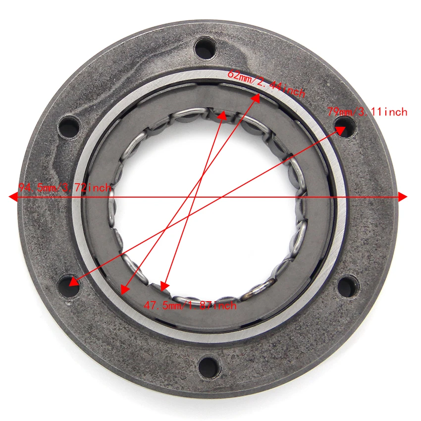 Motorcycle Clutch Starter One Way Bearing For Suzuki LTZ400 QuadSport DRZ400E DRZ400S DRZ400SM 2005 2006 2007- 2018 12600-29810