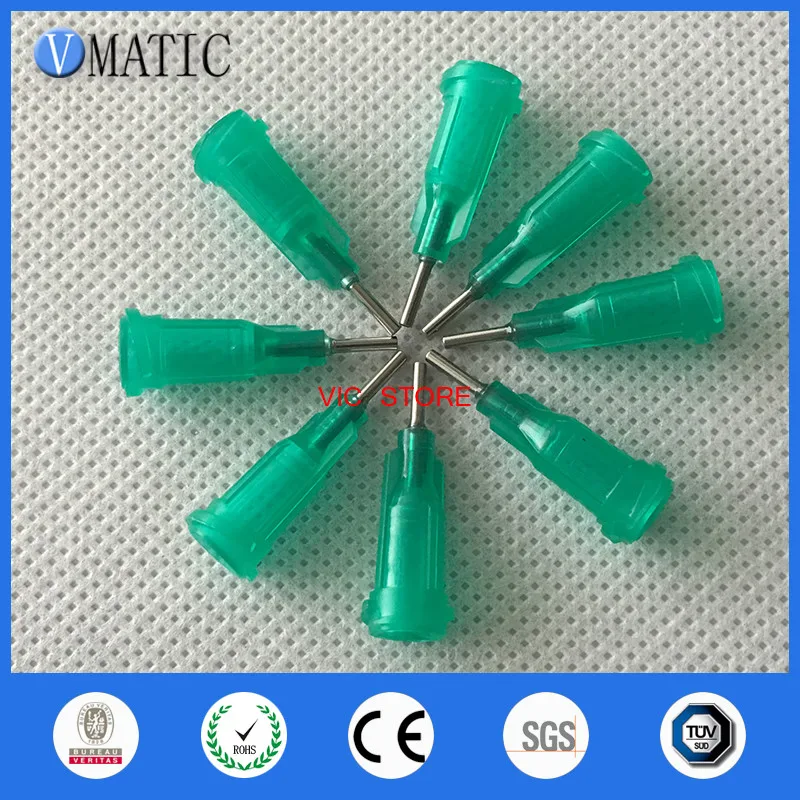 Agulha para distribuição de cola, 100 peças, tamanhos de 1/4 polegadas