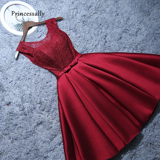 Vestido color vino para graduacion 2025