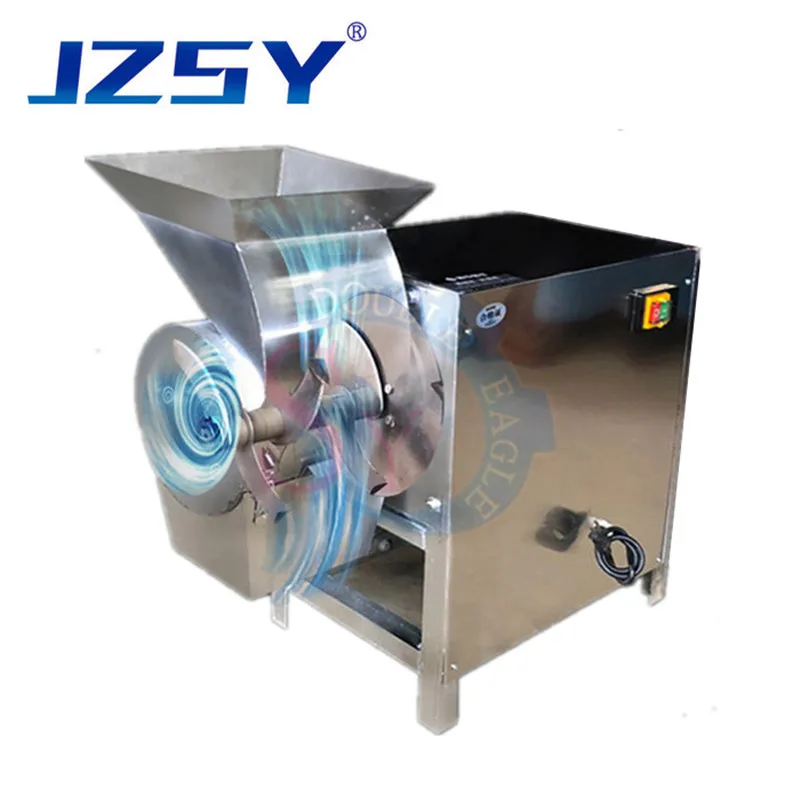 

High efficiency commercial stainless steel automatic cyclone side cutting chili machine/fast vegetable pepper chopping machine