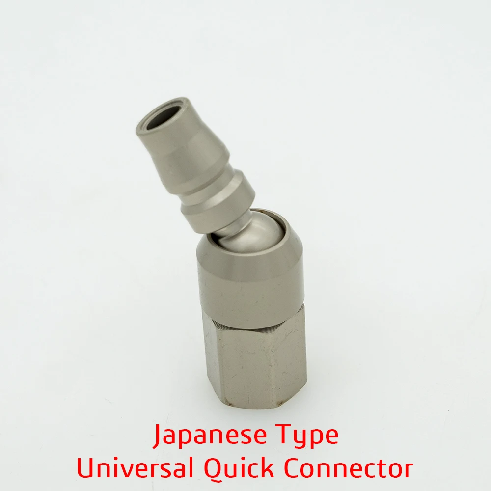 Imagem -02 - Universal Swivel Air Mangueira Conector Quick Release Couples Joint 360 Flow Fitting Euro Air Line Novo