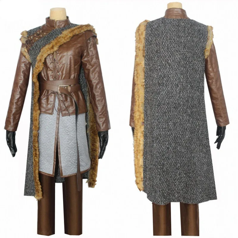 Costumes de cosplay du jeu Saison 8, tenue d'Halloween, ensemble complet, robe de paupières, veste en cuir, haut Everak, filles, femmes, hommes