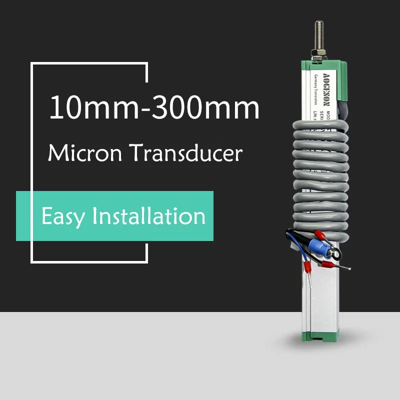 Règle de déplacement linéaire à réinitialisation automatique du Micron, KTM-10mm à 200mm, capteur, transducteur électronique