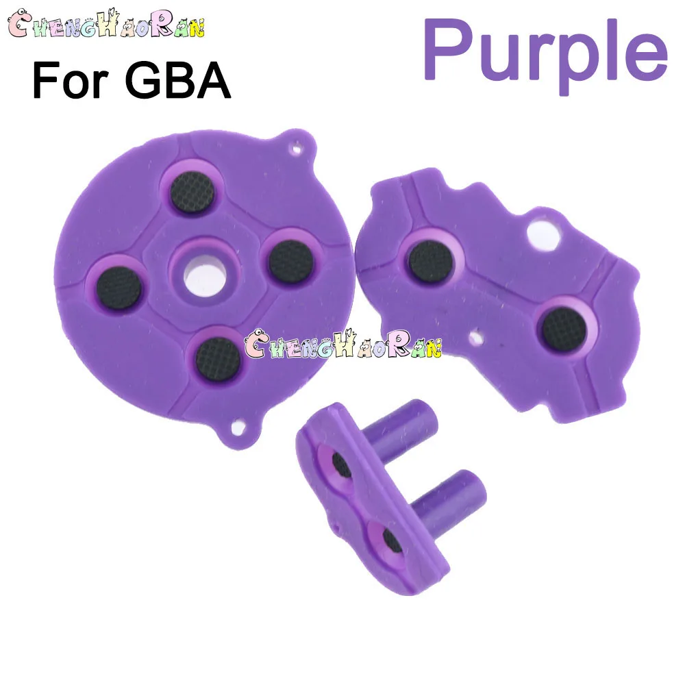 8colors 1set D pad For GBA Colorful Rubber Conductive Buttons A-B D-pad for GameBoy Advance Silicone Start Select Keypad Dpad