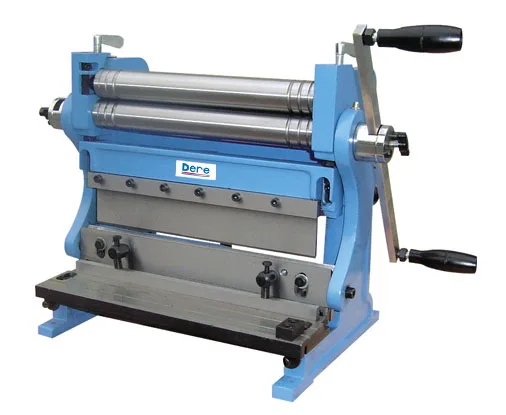 Sheet Metal Brake Shear Press Brake 3-in-1 Sheet Metal Machine Shears and Slip Roll Machine for Shear Bending Rolling