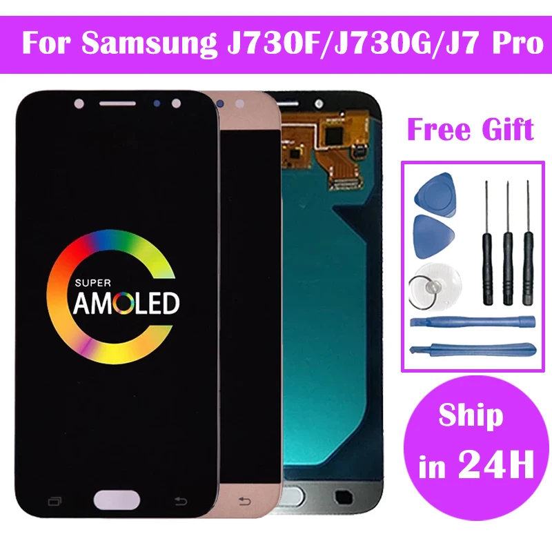 Display J7 Pro For Samsung J7 2017 Display J730 SM-J730F J730FM/DS J730F/DS J730GM LCD Display Touch Screen Digitizer Assembly