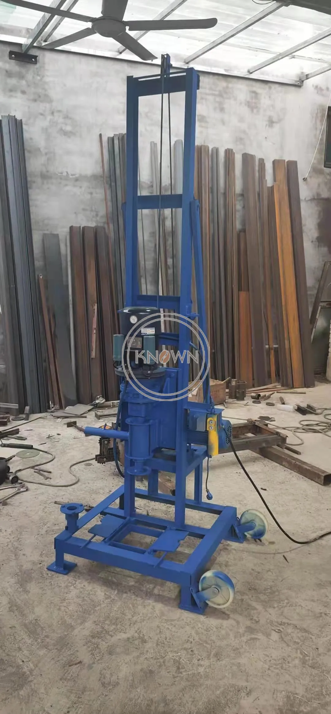 Electric 3kw Water Well Drilling Rig Machine Foldable Bore Wells Drilling Machine for Sale