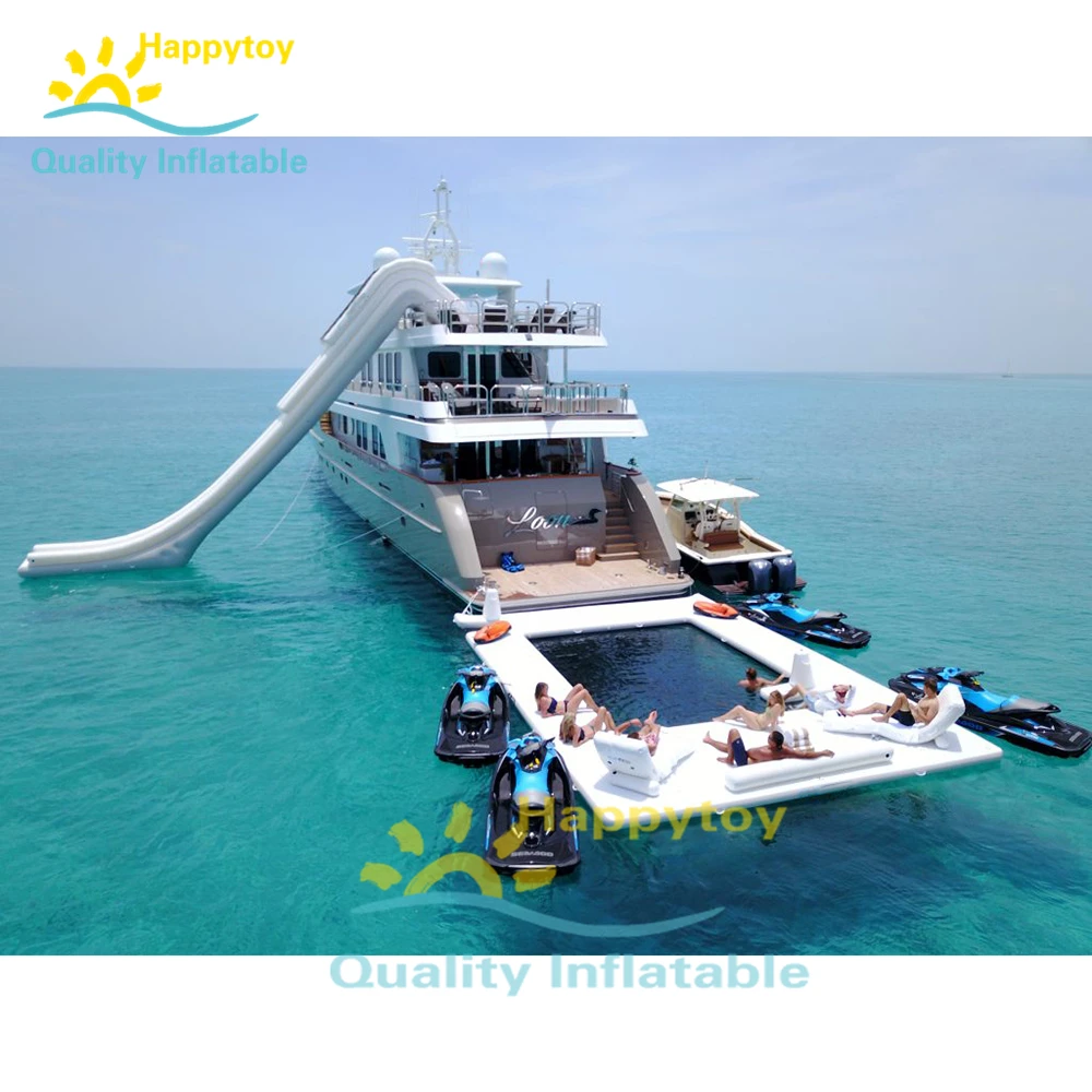 Float Yacht Pool Ocean Inflatable Sea Swimming Pool Inflatable Sea Pool With Net