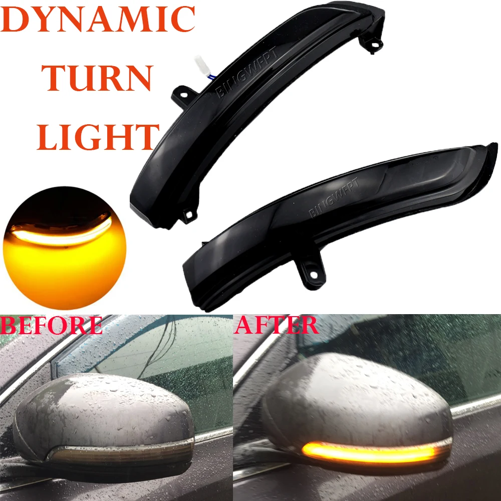 

2 шт. светодиодных динамических указателей поворота для Nissan Teana J32 2008-2013, последовательные мигающие стрелки в зеркалах