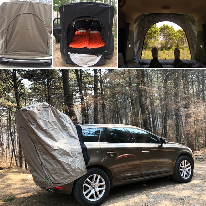 

Car Rear Roof Outdoor Equipment Camping Tent Canopy Tail Picnic Awning For Honda Fit Jazz XR-V CR-V Mazda cx-5