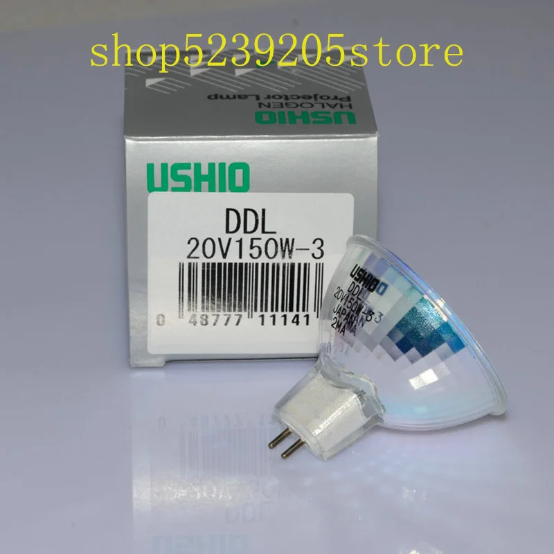 USHIO DDL 20V150W-3 Microscope bulb USHIO 20v 150w-3 Halogen lamp Shadowless inspection lamp Cold light source lamp cup