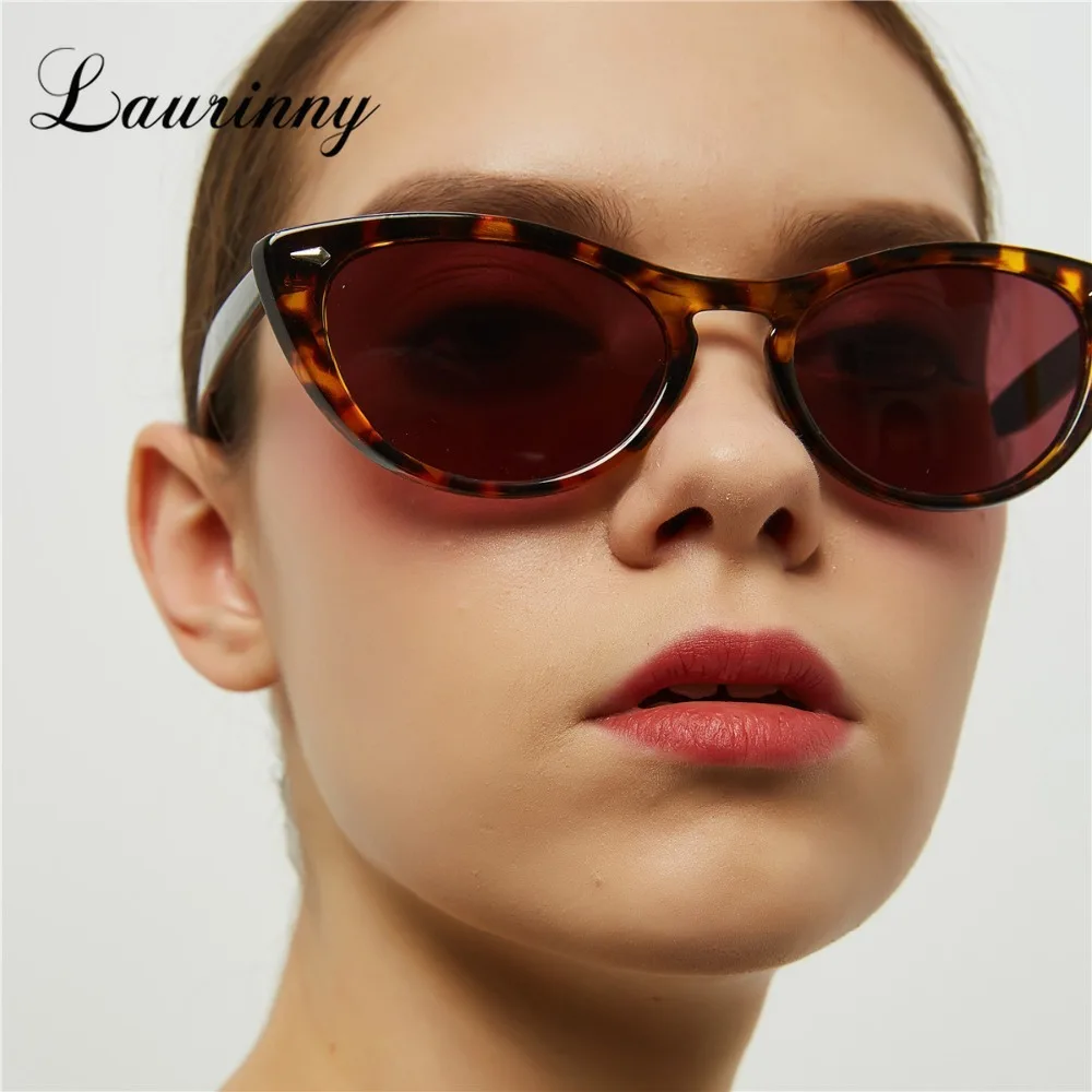 Vintage Cat Eye Leopard Sunglasses Women Brand Design Square Tortoise Shell Sun Glasses Black Frame Fashion Shades Eyewear UV400