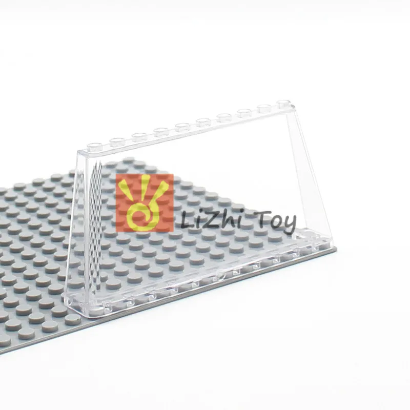 

MOC Car Windscreen Panel 2x10x 6.5 Glass x071 DIY Enlighten Building Block Bricks Toys Compatible with Assembles Particles