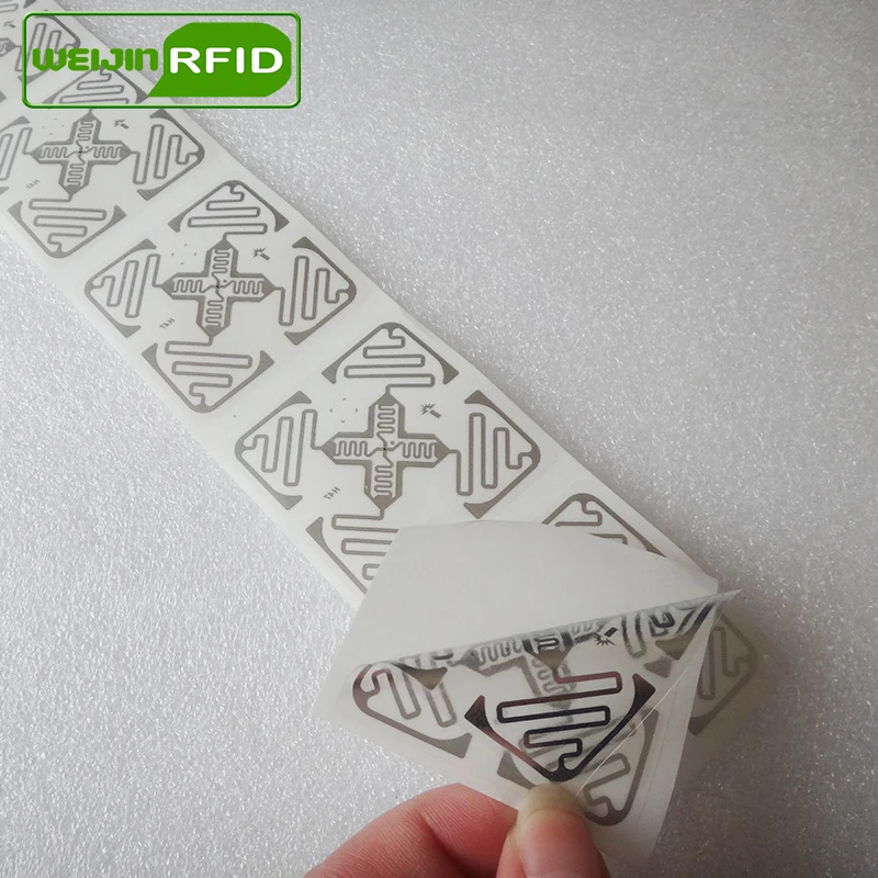 UHF RFID tag sticker Impinj H47 wet inlay 915mhz 900 868mhz 860-960MHZ  EPCC1G2 6C smart adhesive passive RFID tags label