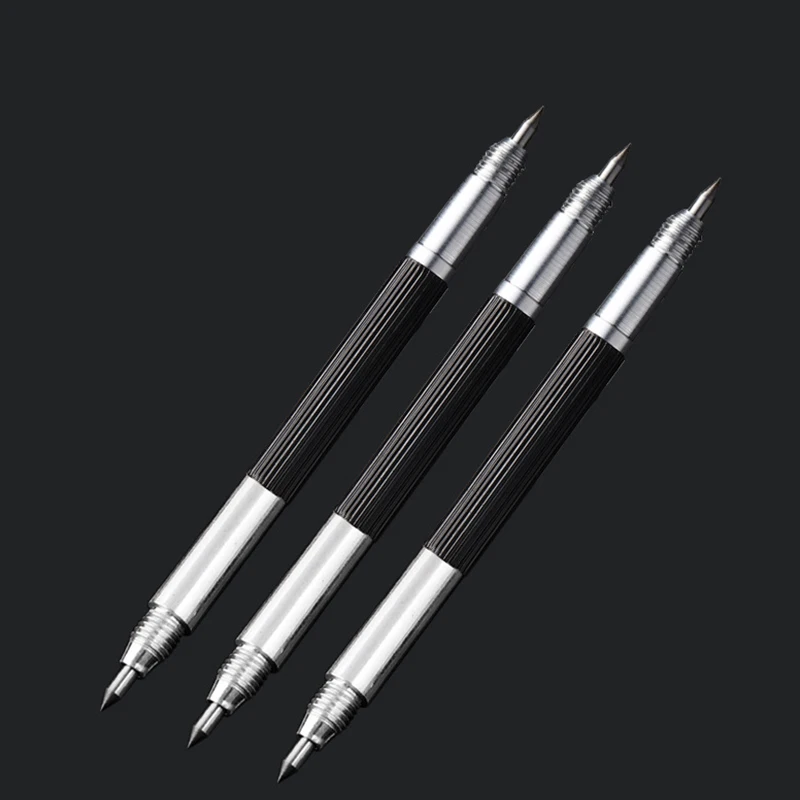 1pcs 3 Type Diamond Metal Marker Engraving Pen Tungsten Carbide Nib Stylus Pen for Glass Ceramic Metal Wood Engraving Hand Tool