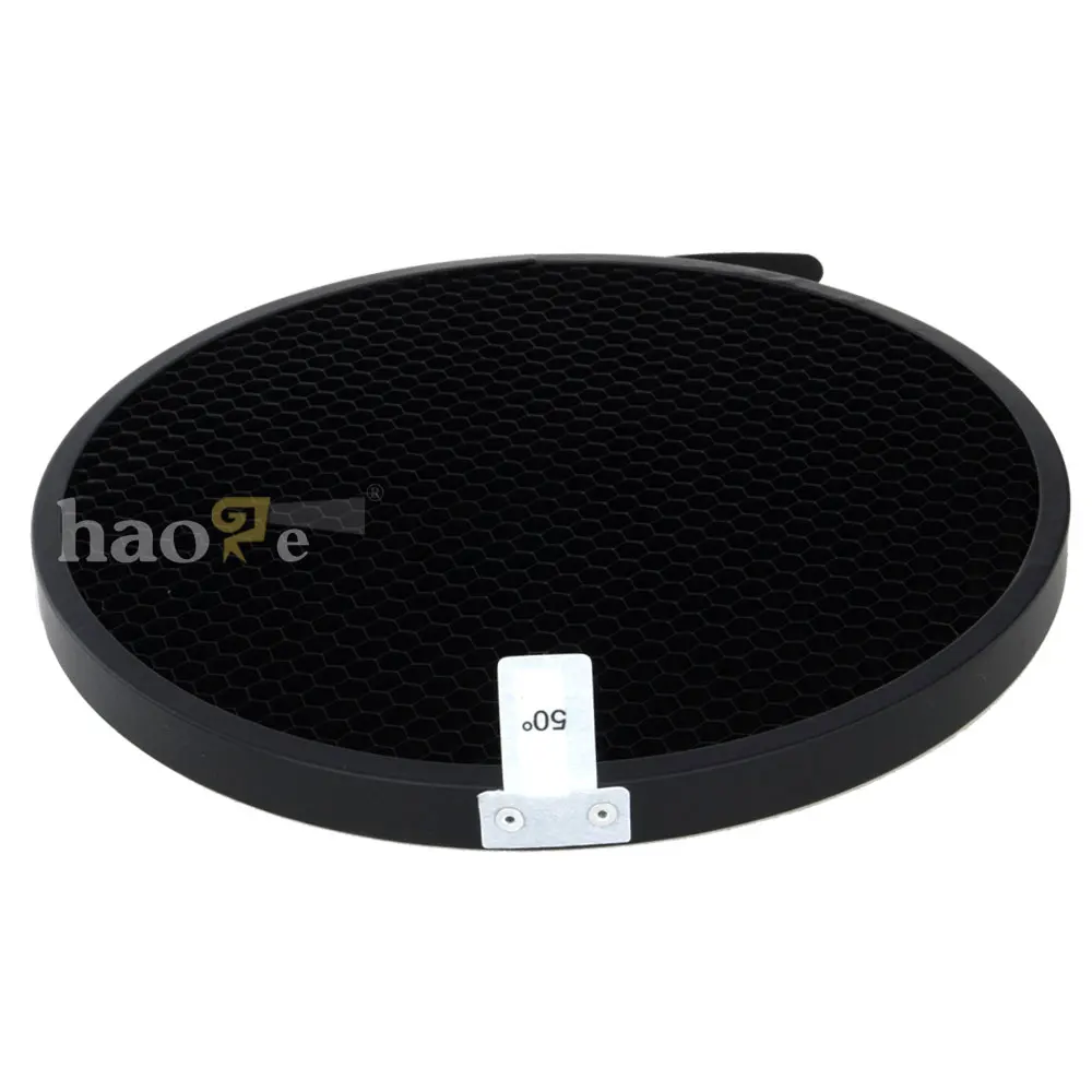 Haoge 180mm 50° Honeycomb Honey Comb Disc Grid for Profoto Zoom Reflector 2 II